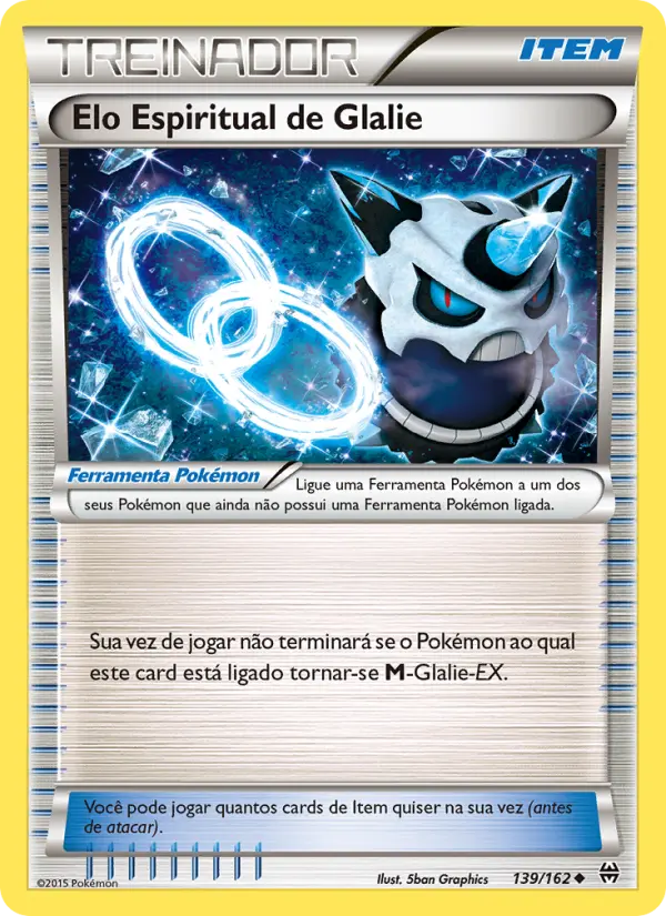Carta Elo Espiritual de Glalie, número 139/162 da coleção Turbo Revolução