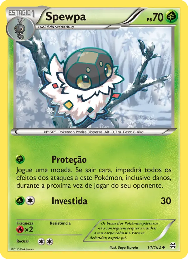 Carta Spewpa, número 14/162 da coleção Turbo Revolução