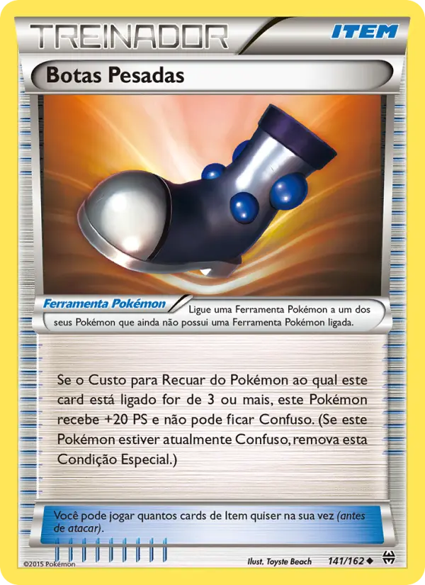 Carta Botas Pesadas, número 141/162 da coleção Turbo Revolução