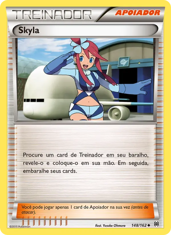 Carta Skyla, número 148/162 da coleção Turbo Revolução
