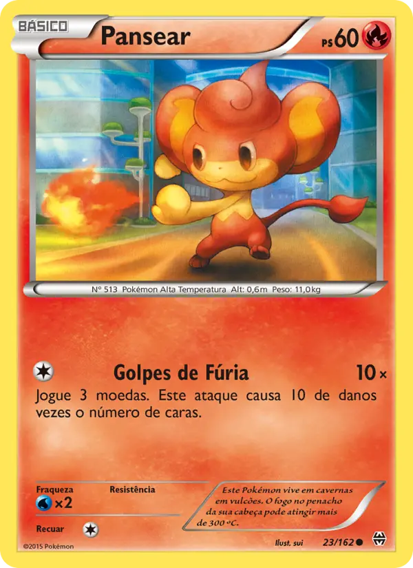 Carta Pansear, número 23/162 da coleção Turbo Revolução