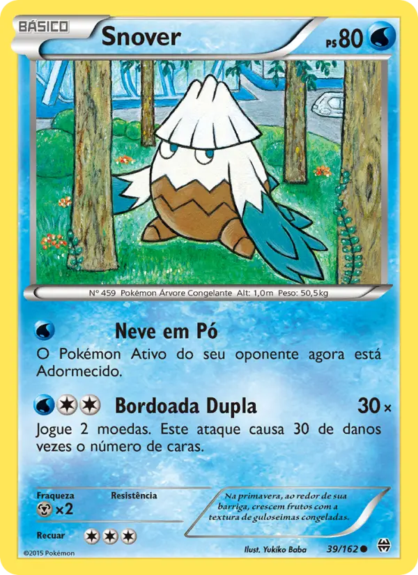 Carta Snover, número 39/162 da coleção Turbo Revolução