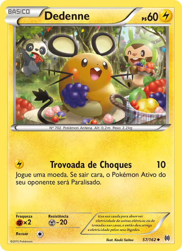 Carta Dedenne, número 57/162 da coleção Turbo Revolução