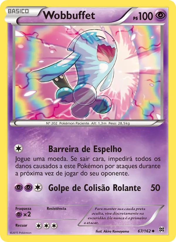 Carta Wobbuffet, número 67/162 da coleção Turbo Revolução