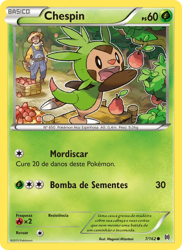 Carta Chespin, número 7/162 da coleção Turbo Revolução