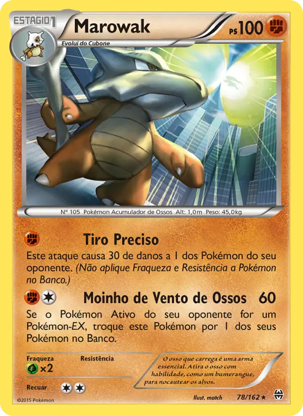 Carta Marowak, número 78/162 da coleção Turbo Revolução