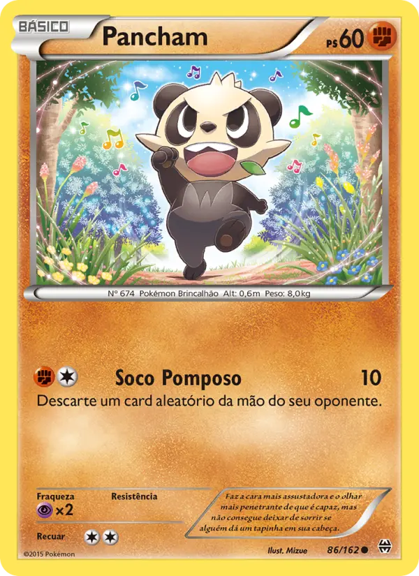 Carta Pancham, número 86/162 da coleção Turbo Revolução