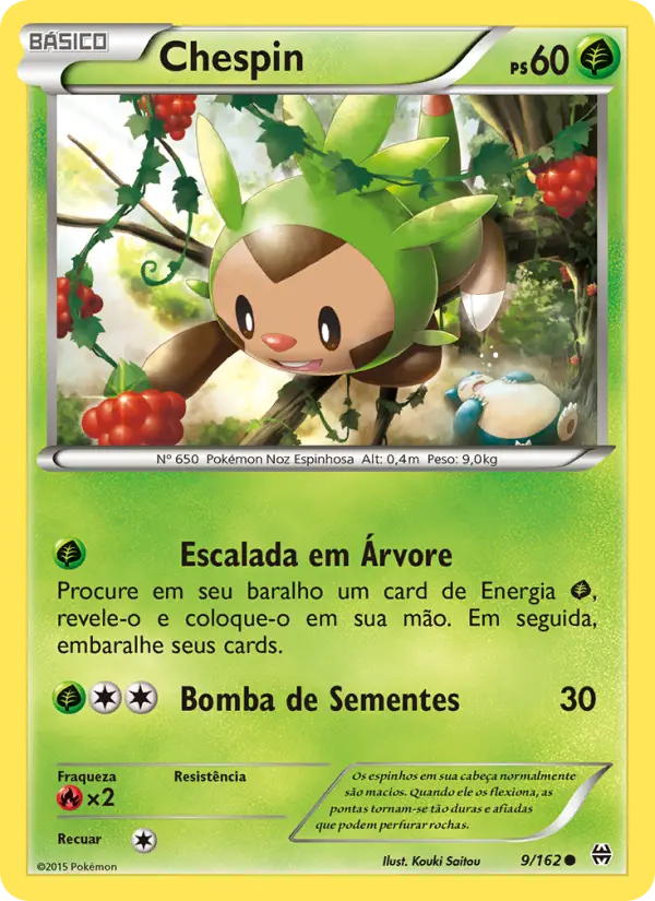 Carta Chespin, número 9/162 da coleção Turbo Revolução