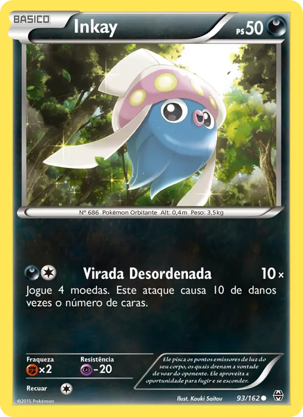 Carta Inkay, número 93/162 da coleção Turbo Revolução