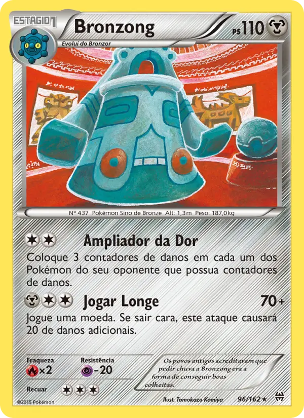 Carta Bronzong, número 96/162 da coleção Turbo Revolução