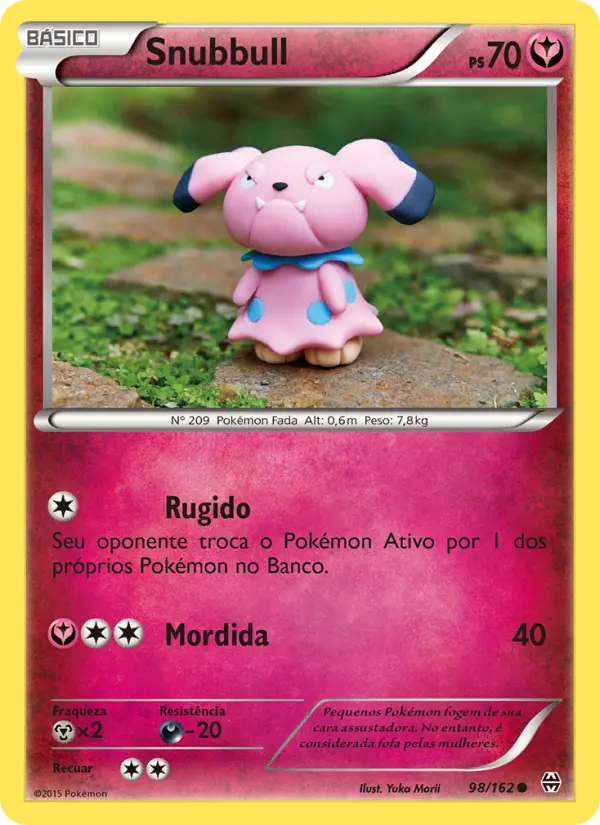 Carta Snubbull, número 98/162 da coleção Turbo Revolução