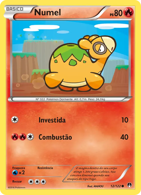 Carta Numel, número 12/122 da coleção Turbo Colisão