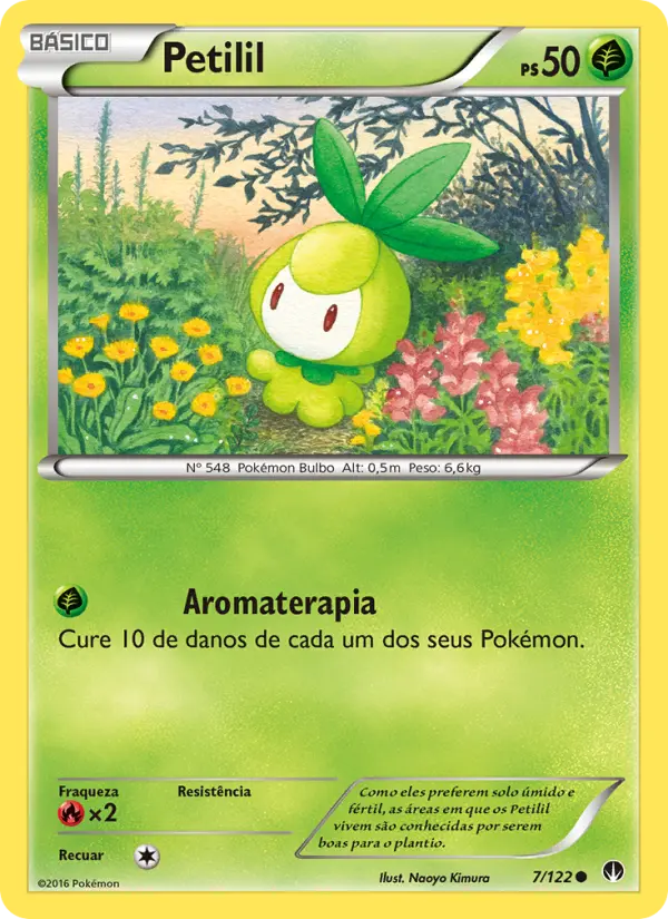 Carta Petilil, número 7/122 da coleção Turbo Colisão